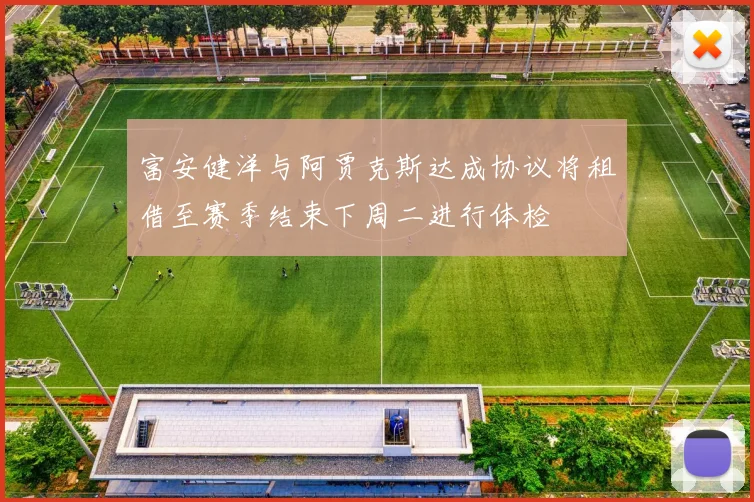 富安健洋与阿贾克斯达成协议将租借至赛季结束下周二进行体检
